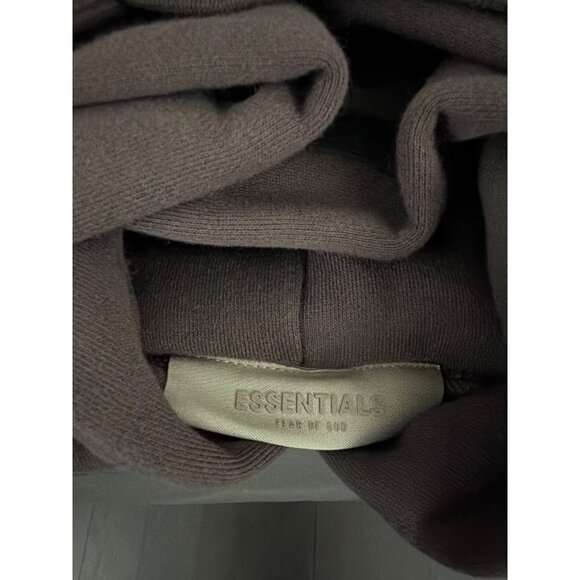 NWT Fear Of God Essentials Plum Hoodie Size S - Picture 3 of 3
